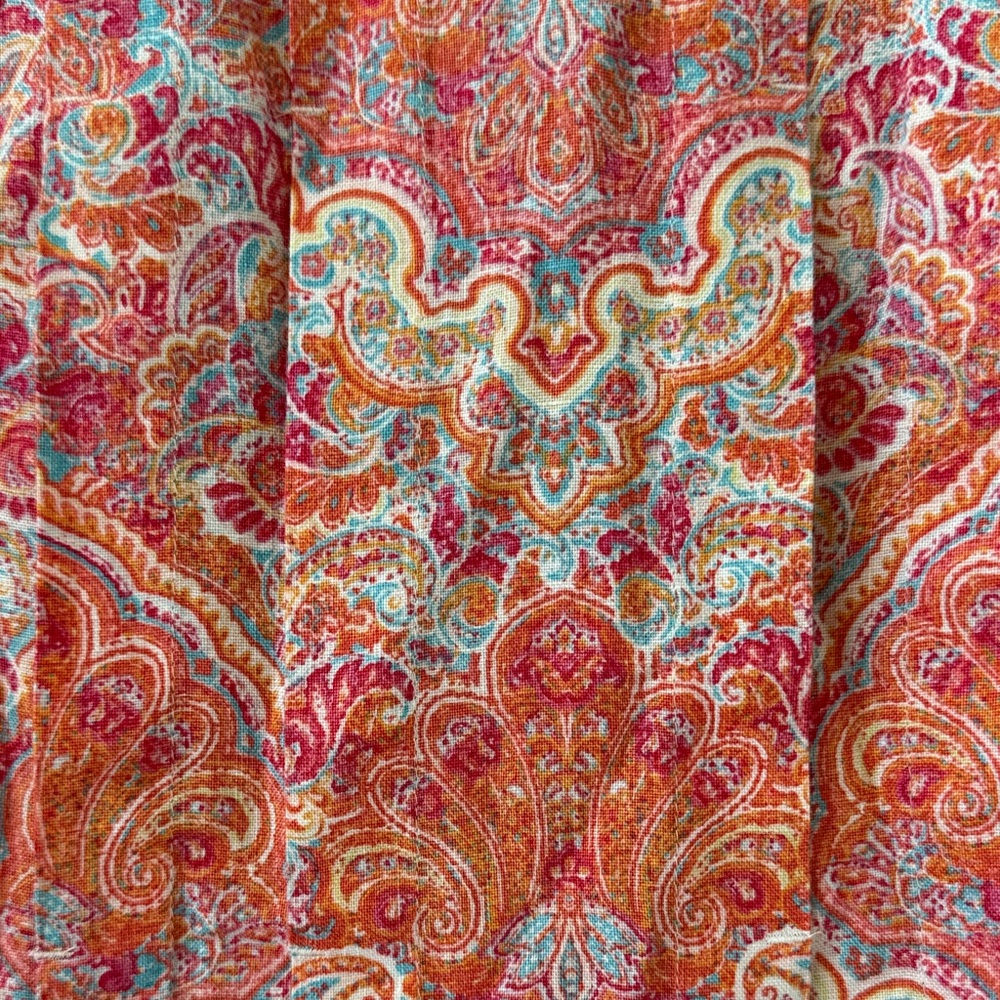 J. Jill Love Linen Sleeveless Paisley Midi Dress - Picture 4 of 11